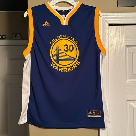 adidas Other - Adidas Golden State Warriors Stephen Curry #30 Authentic Jersey - Boy’s Large